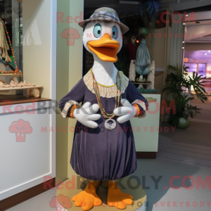 Mascotte de personnage d...