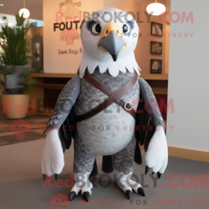Gray Hawk-maskotdraktfigur...