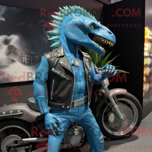Cyan Spinosaurus...