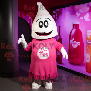 Magenta fles melk...