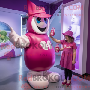 Disfraz de mascota Magenta...