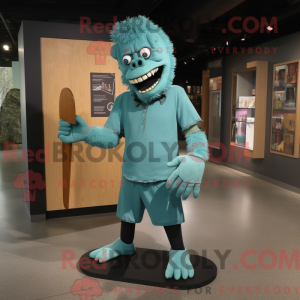Blauwgroen Frankenstein...