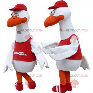 2 mascots of seagull storks - Redbrokoly.com