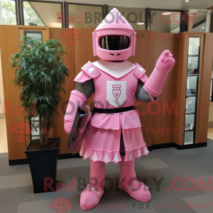 Rosa Maskottchenkostüm...