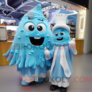 Disfraz de mascota Sky Blue...