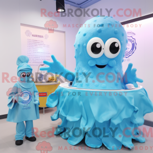 Disfraz de mascota Sky Blue...
