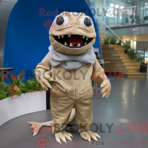 Costume mascotte de Piranha...