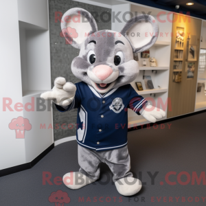 Marinemuis mascotte kostuum...