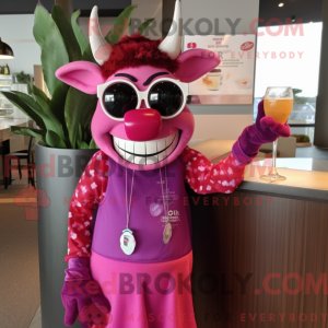 Postava maskota Magenta...
