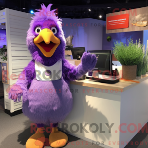 Lavender Rooster mascotte...