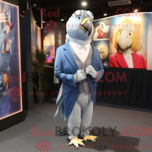 Silver Parrot mascot...