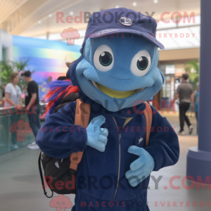 Figura de máscara de peixe...
