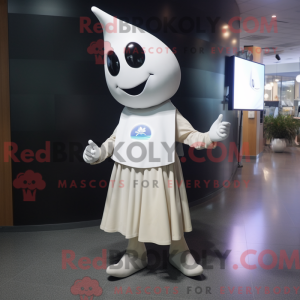 White Ray maskot kostume...