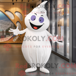 White Ray mascotte kostuum...