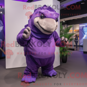 Lilla Glyptodon maskot...