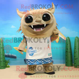 Tan Tuna-mascottekostuum...