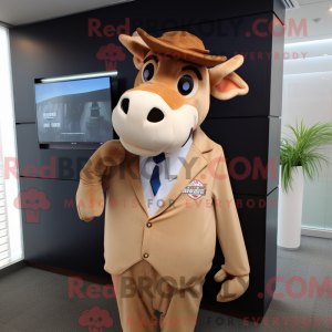 Disfraz de mascota de vaca...