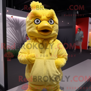 Disfraz de mascota de pollo...