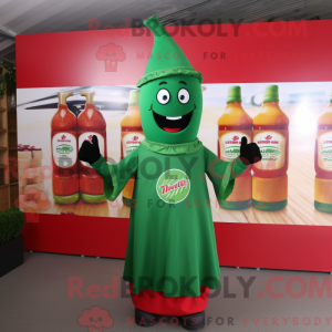 Waldgrüne Flasche Ketchup...