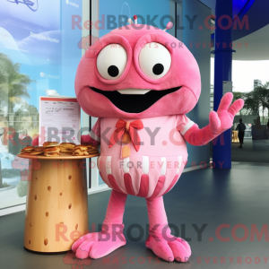 Pink Crab Cakes mascot...