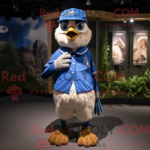 Blue Blue Jay mascot...