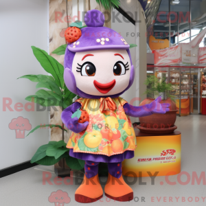 Plum Maskottchen Kostüm...