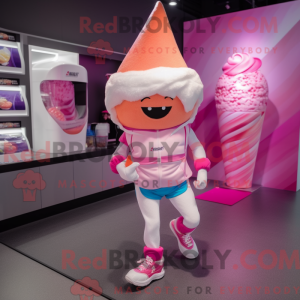 Pink Ice Cream Cone...