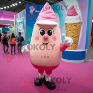 Pink Ice Cream Cone...