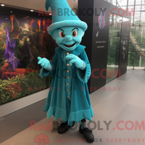 Postava maskota Teal Witch...