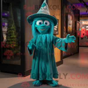 Postava maskota Teal Witch...