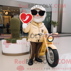Cream Arrow Of Love mascot...