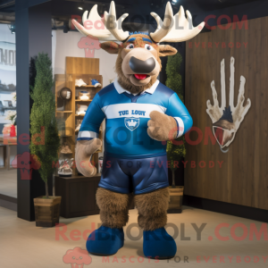 Disfraz de mascota Blue Elk...