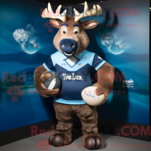 Disfraz de mascota Blue Elk...