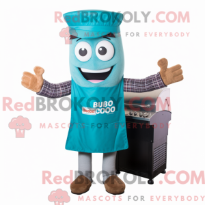 Turkis Bbq Ribs maskot...