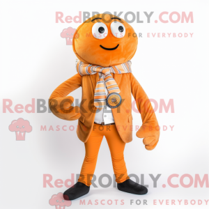 Orange Bagels mascot...