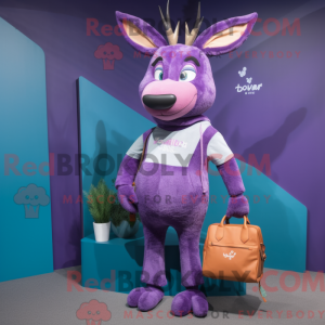 Disfraz de mascota Purple...