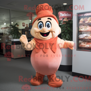 Costume mascotte de Peach...
