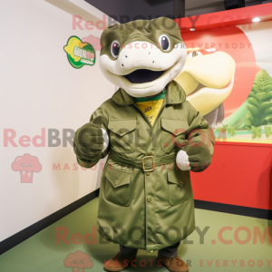 Olive Titanoboa mascot...