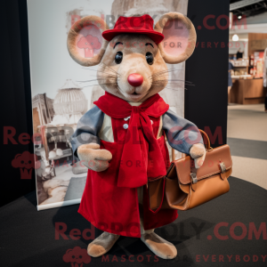 Rode Muis mascottekostuum...
