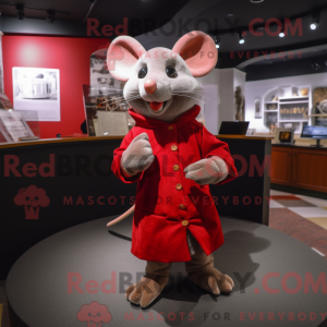 Rode Muis mascottekostuum...