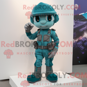 Disfraz de mascota Teal...