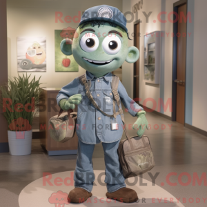 Olive Ice-mascottekostuum...