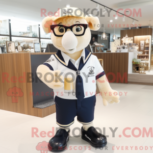 Postava maskota Navy...