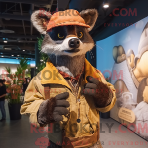 Rust Civet maskot drakt...