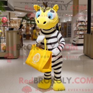 Citrongul Zebra maskot...