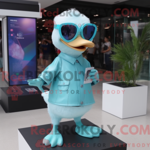 Costume de mascotte de Cyan...