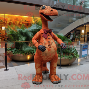 Rust Diplodocus maskot...