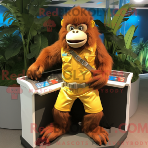 Máscara Gull Orangutang com...