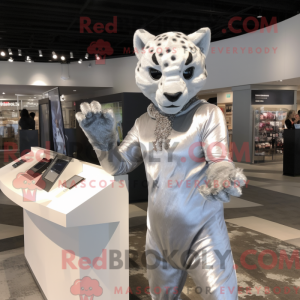 Silver Panther mascot...