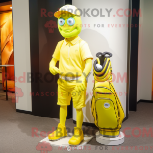 Lemon Yellow Golf Bag...